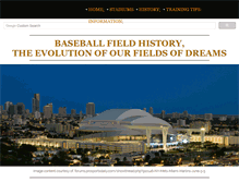 Tablet Screenshot of aplussportsandmore-fanshop-baseballfield.com